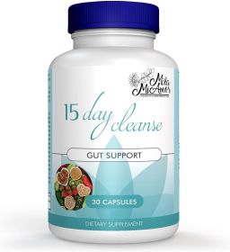 15 Day Cleanse - Gut and Colon Support - Advanced Gut Cleanse Detox for Women & Men with Senna