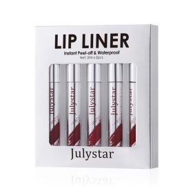 Tear Off Lip Color Suit Matte Durable Fog Surface Lip Glaze Tear Off Lipliner Peel Off Mouth Red Lip Pen (Option: 69)