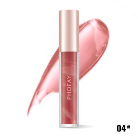PHOFAY Rose Blooming Hydrating Lip Gloss (Option: 4)