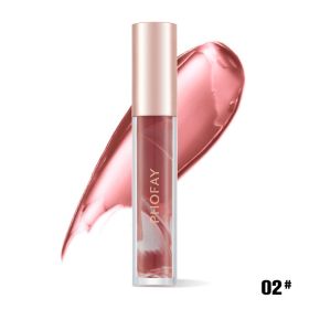 PHOFAY Rose Blooming Hydrating Lip Gloss (Option: 2)