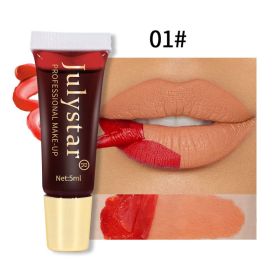 Matte Peel-Off Lip Stain, Long-Lasting Lip Tattoo Tint, Transfer-Proof & Waterproof Lip Gloss For Women (Option: 1)