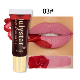 Matte Peel-Off Lip Stain, Long-Lasting Lip Tattoo Tint, Transfer-Proof & Waterproof Lip Gloss For Women (Option: 03)