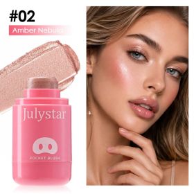 Moisturizing Water, Light Sense, Color Expansion, Natural Lip And Cheek Dual-use Powder Blusher Cream (Option: 2)